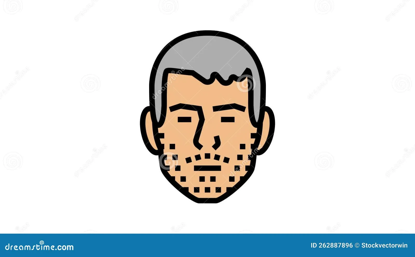 stubbly beard emoji 2024