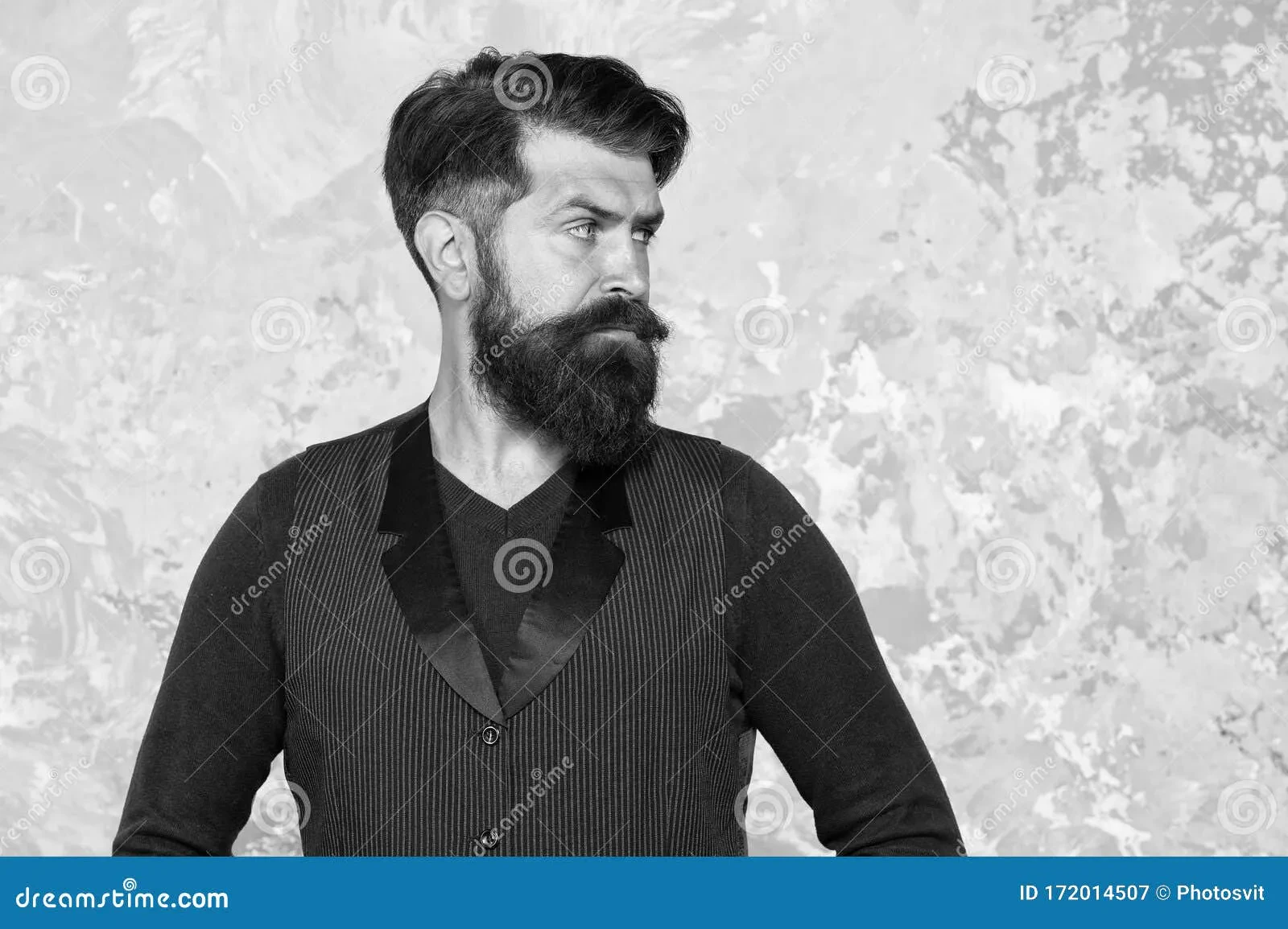 well groomed mustache